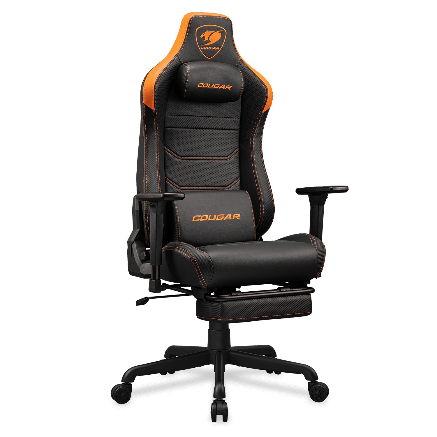 Крісло офісне ігрове Cougar ARMOR EVO S, чорний з помаранчевим
